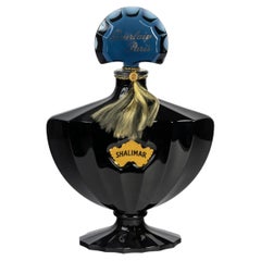 Giant Replica Shalimar Perfume Bottle, Guerlain, Paris.