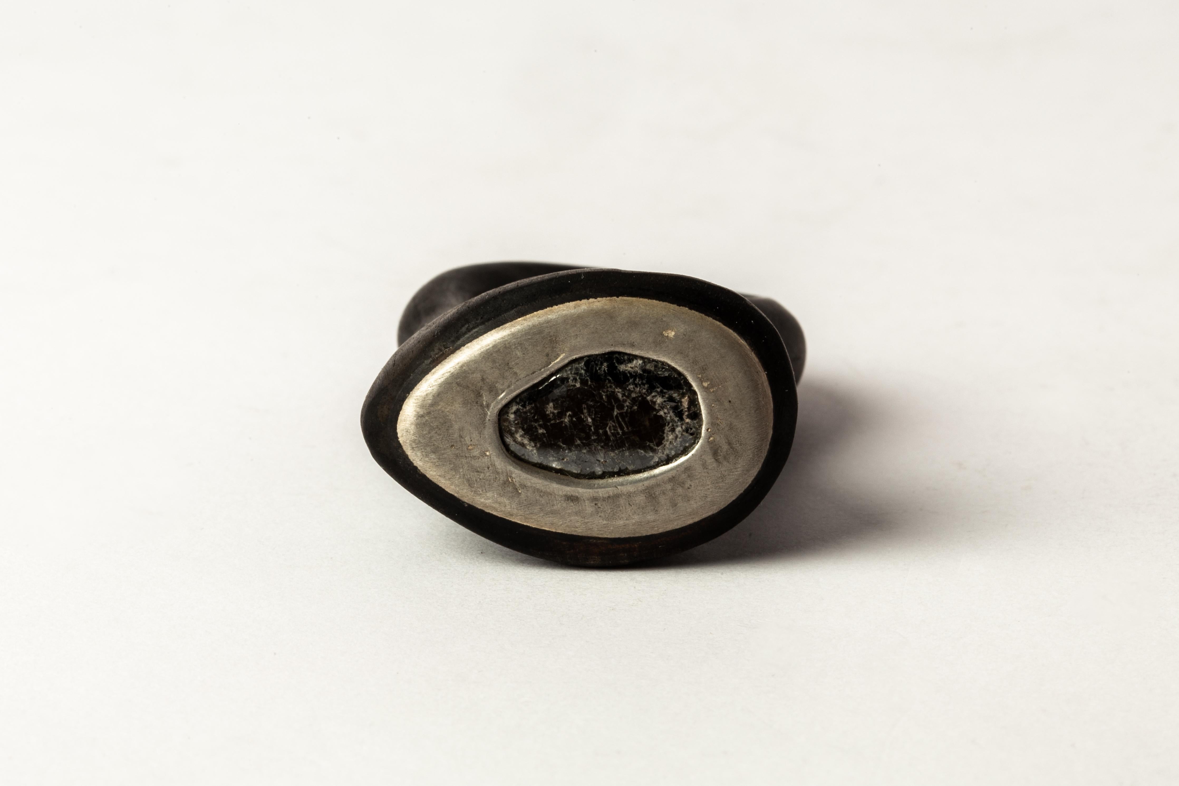 For Sale:  Giant Roman Ring (1.2 CT, Diamond Slab, KU+DA+DIA) 3