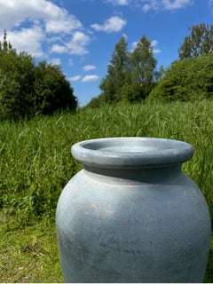 Giant Scandinavian Red Clay Floor Vase, 1960s