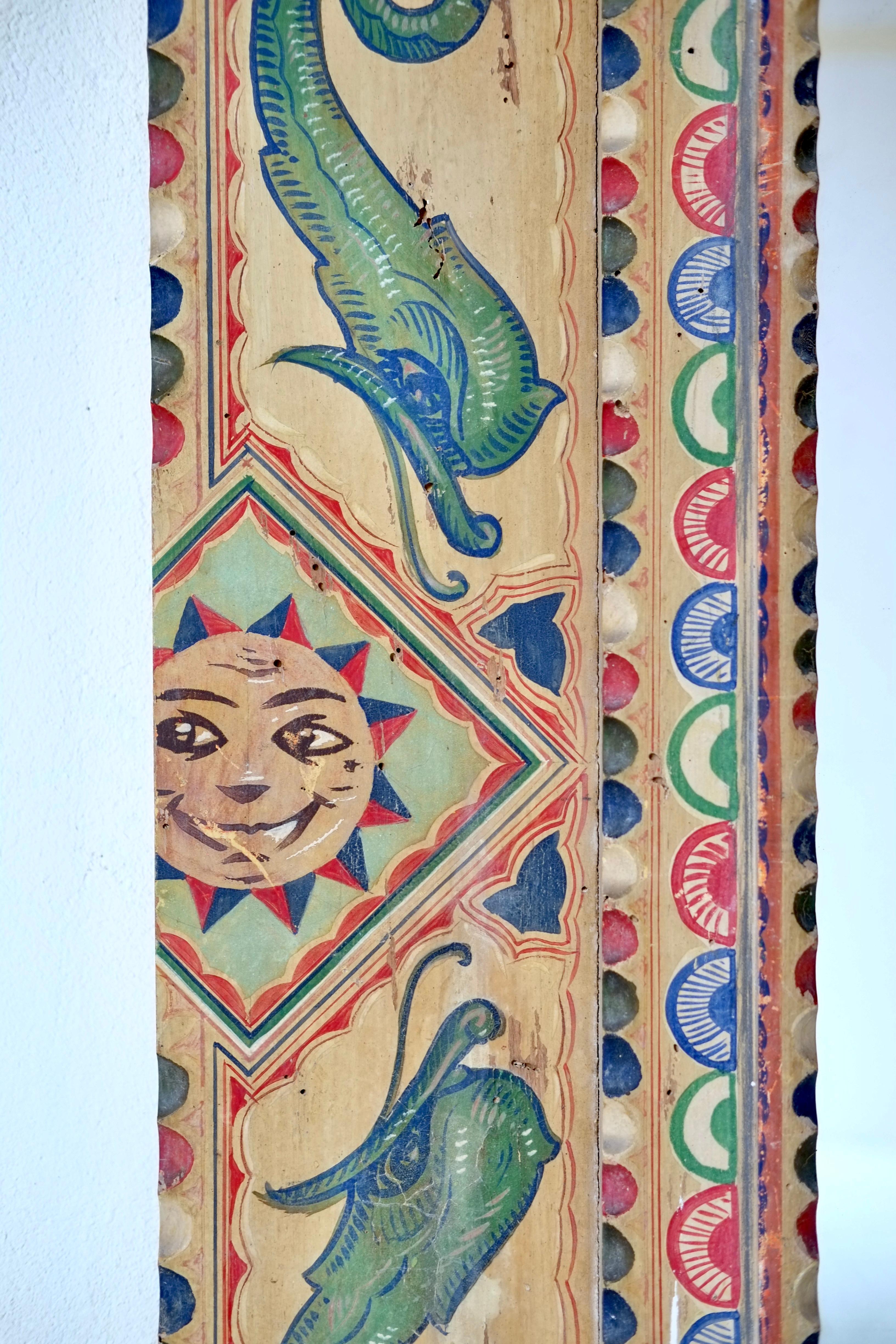 Riesiger sizilianischer Volkskunst-Spiegel, CIRCA 1900 im Angebot 8