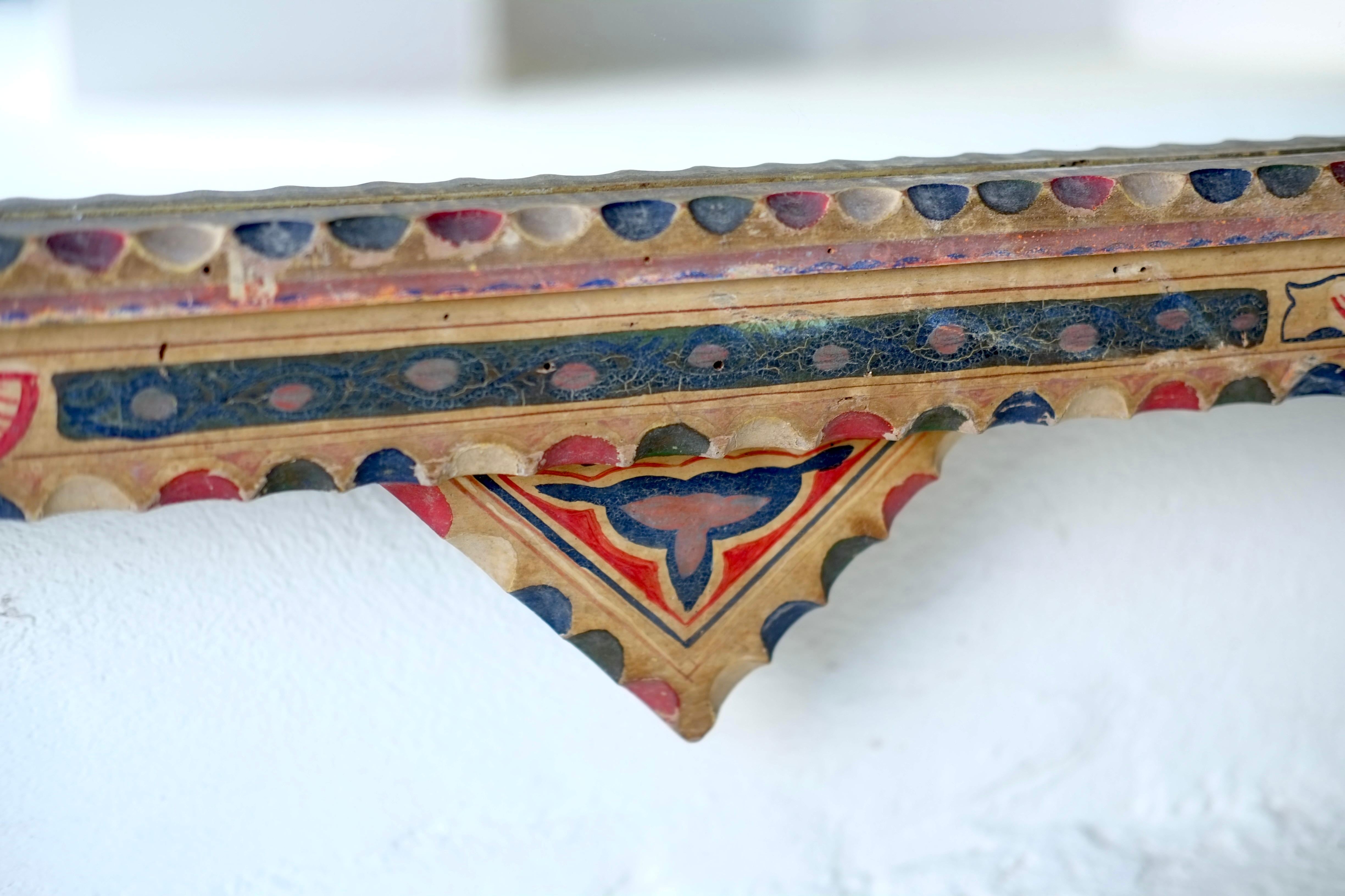 Riesiger sizilianischer Volkskunst-Spiegel, CIRCA 1900 im Angebot 2