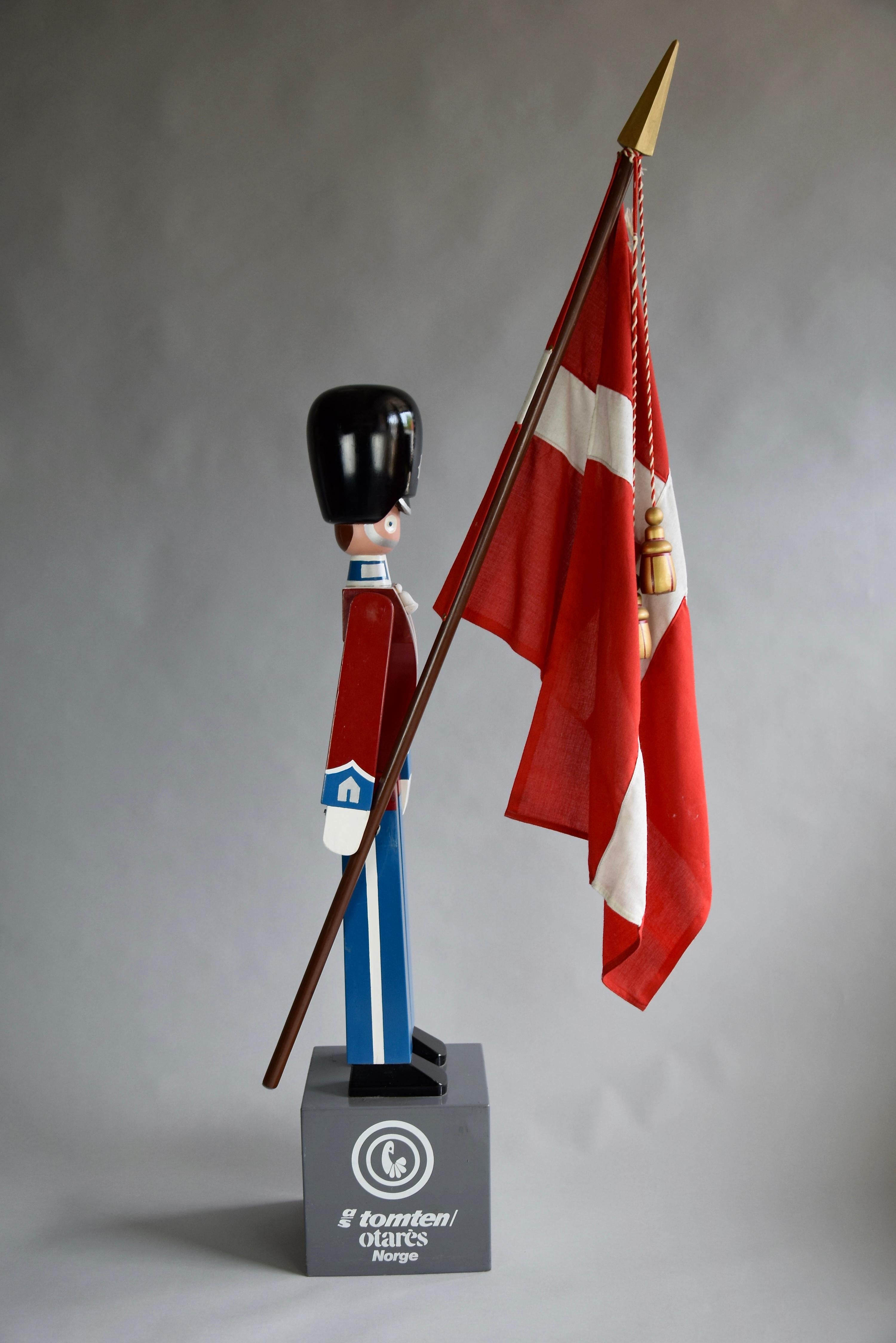 Mid-Century Modern Giant-Sized King's Guardsman by Kay Bojesen For Sale