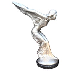 Giant Spirit of Ecstacy Bronze Statue Rolls Royce Flying Lady