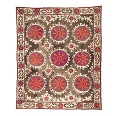 Giant Suzani from Samarkand, Uzbekistan, 1930s