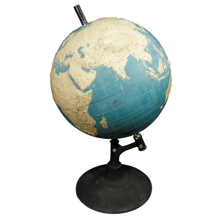 Giant  Topographical  Globe