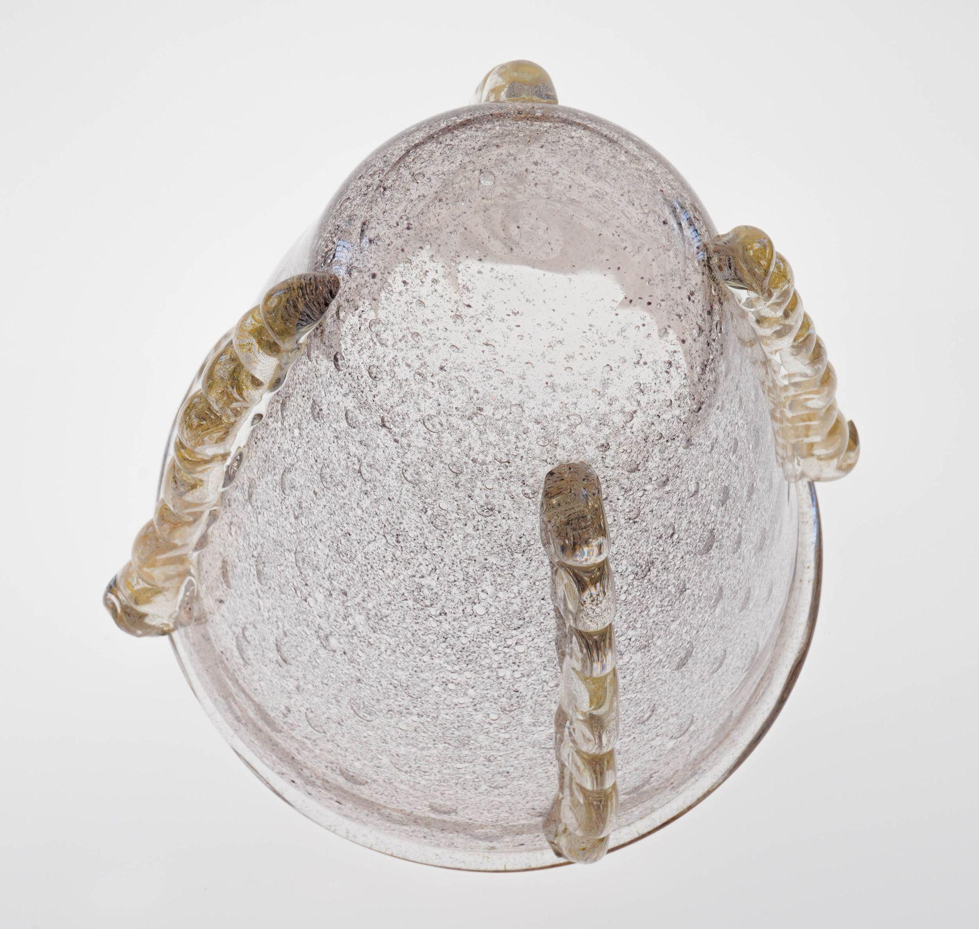 Vaso gigante o secchiello per il ghiaccio Murano, Barovier&Toso. Unico Pulegoso e Bulicante. in vendita 3