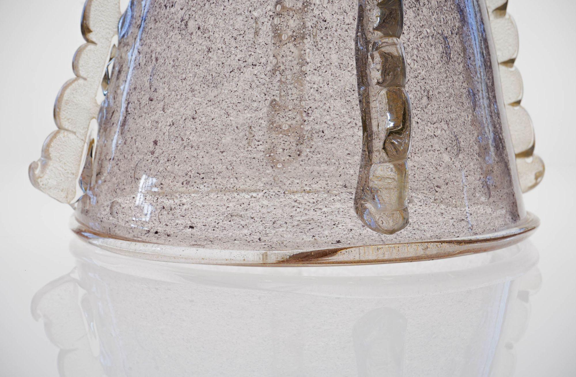 Vaso gigante o secchiello per il ghiaccio Murano, Barovier&Toso. Unico Pulegoso e Bulicante. in vendita 4