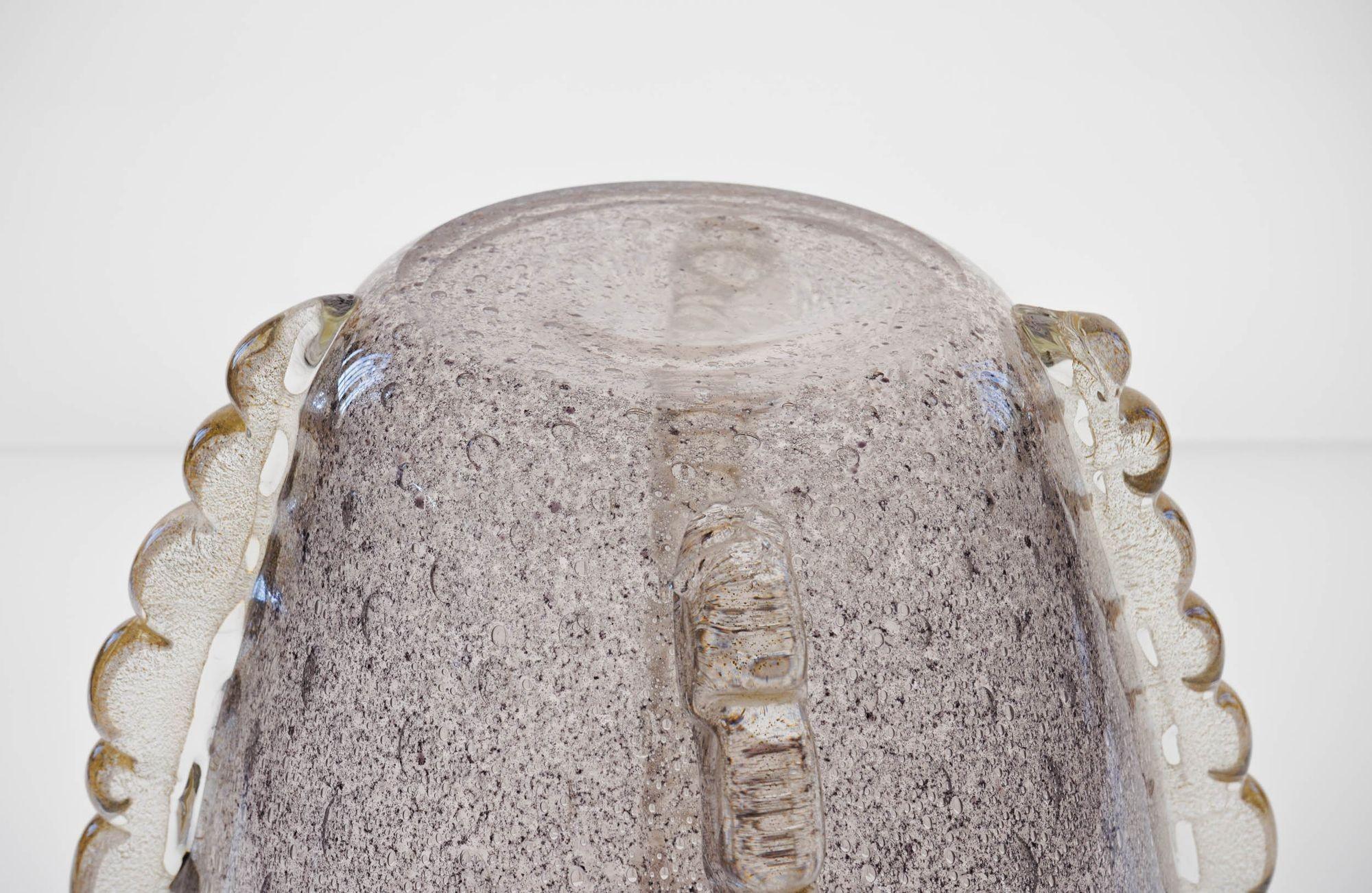 Vaso gigante o secchiello per il ghiaccio Murano, Barovier&Toso. Unico Pulegoso e Bulicante. in vendita 5