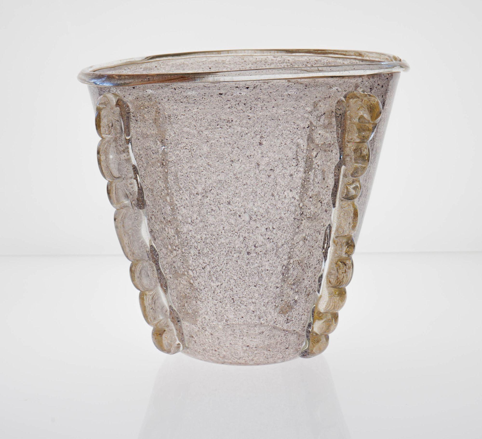 Vaso gigante o secchiello per il ghiaccio Murano, Barovier&Toso. Unico Pulegoso e Bulicante. in vendita 6