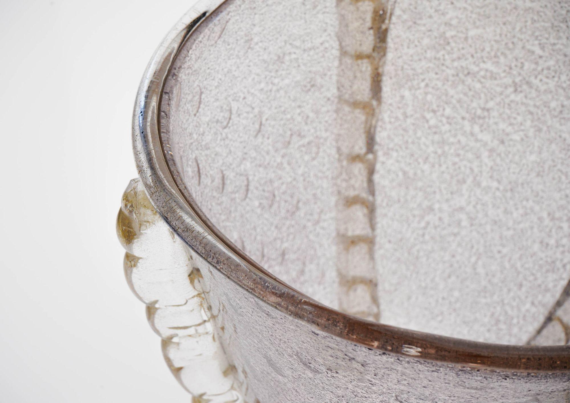 Vaso gigante o secchiello per il ghiaccio Murano, Barovier&Toso. Unico Pulegoso e Bulicante. in vendita 10