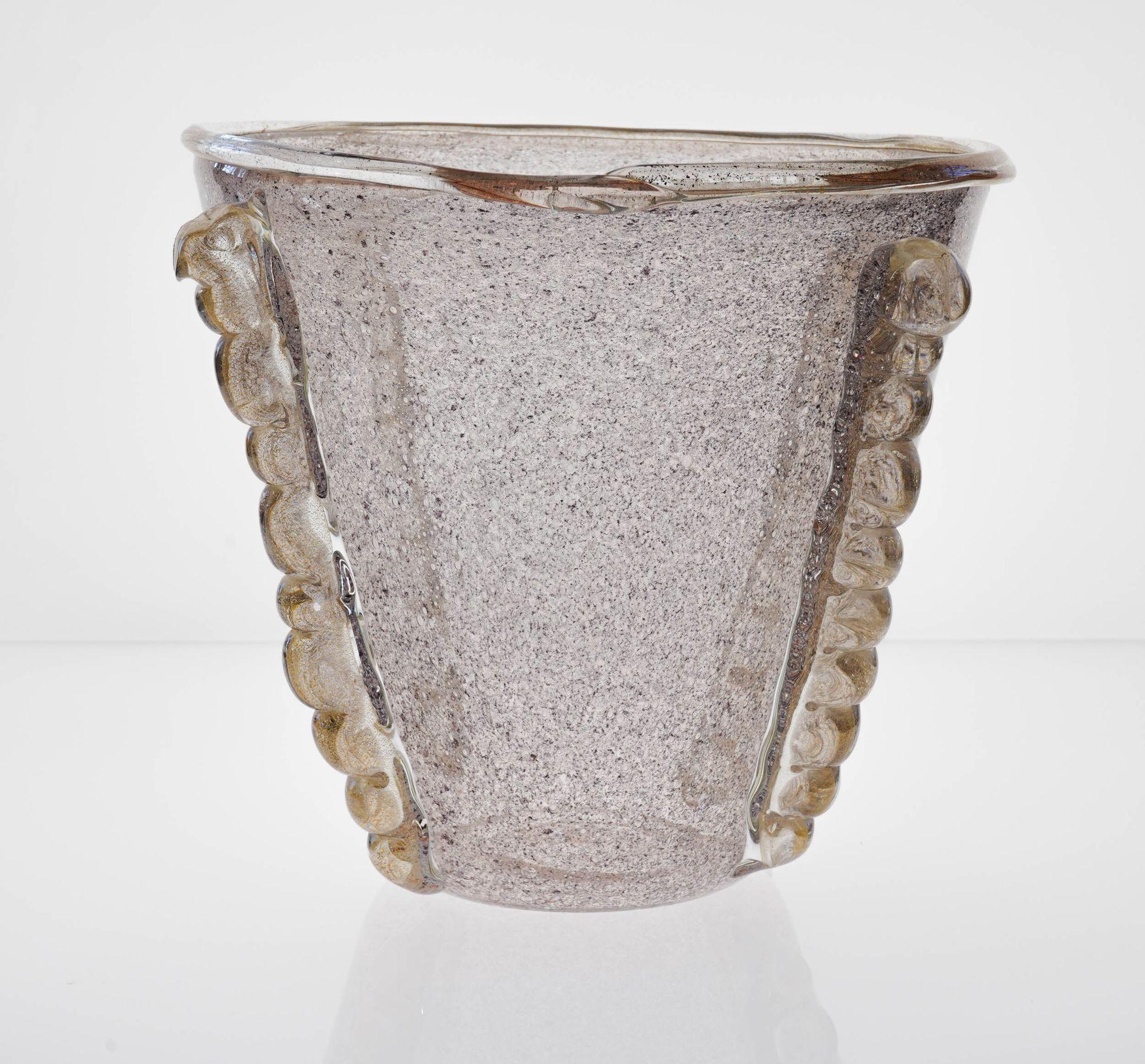 Mid-Century moderno Vaso gigante o secchiello per il ghiaccio Murano, Barovier&Toso. Unico Pulegoso e Bulicante. in vendita