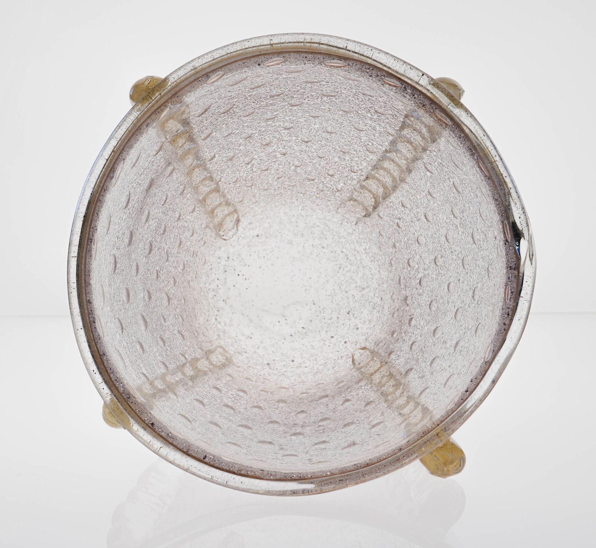 Vaso gigante o secchiello per il ghiaccio Murano, Barovier&Toso. Unico Pulegoso e Bulicante. in vendita 1