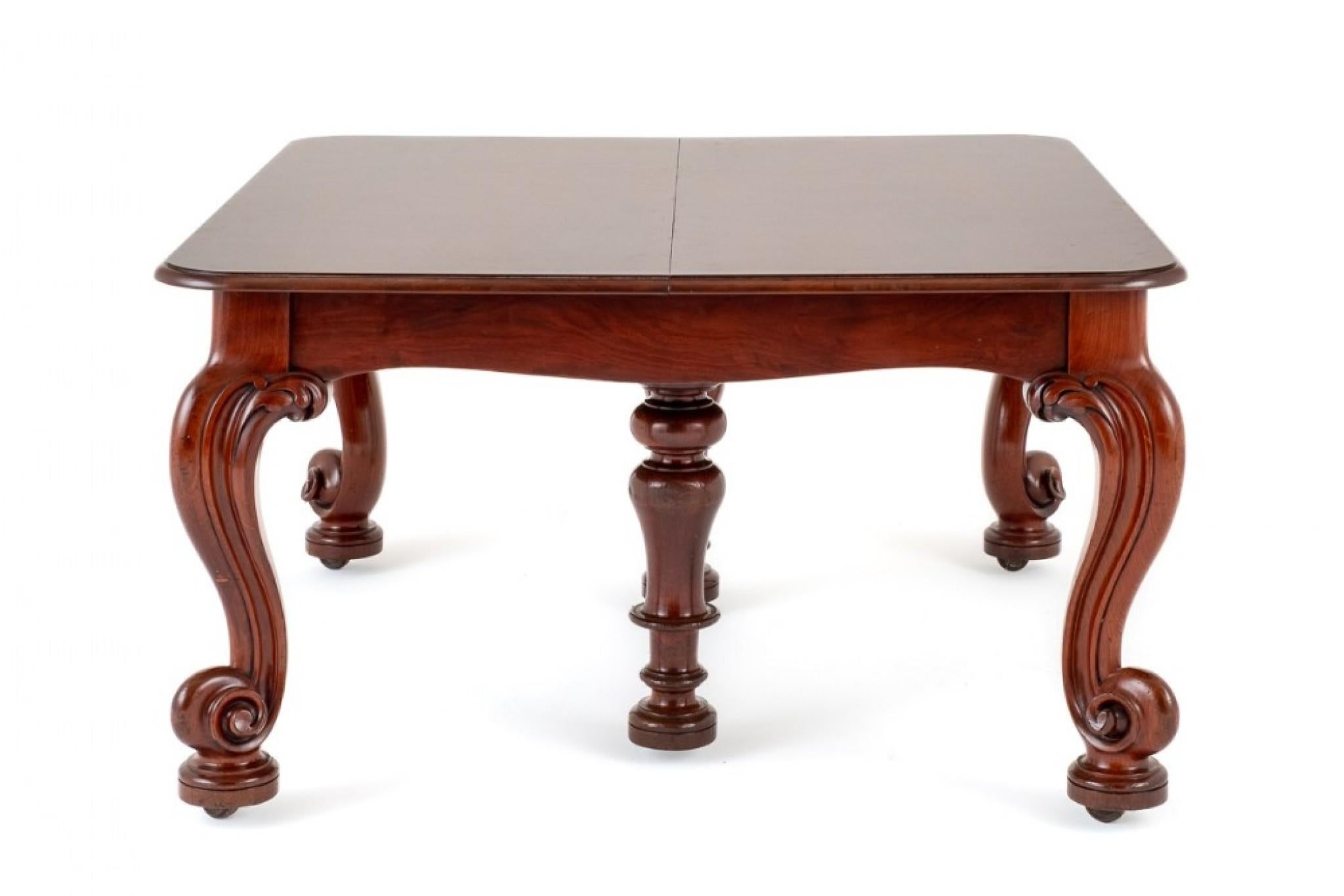 Mahogany Giant Victorian Dining Table Seats 24 by Samuel Hawkins 1860 For Sale