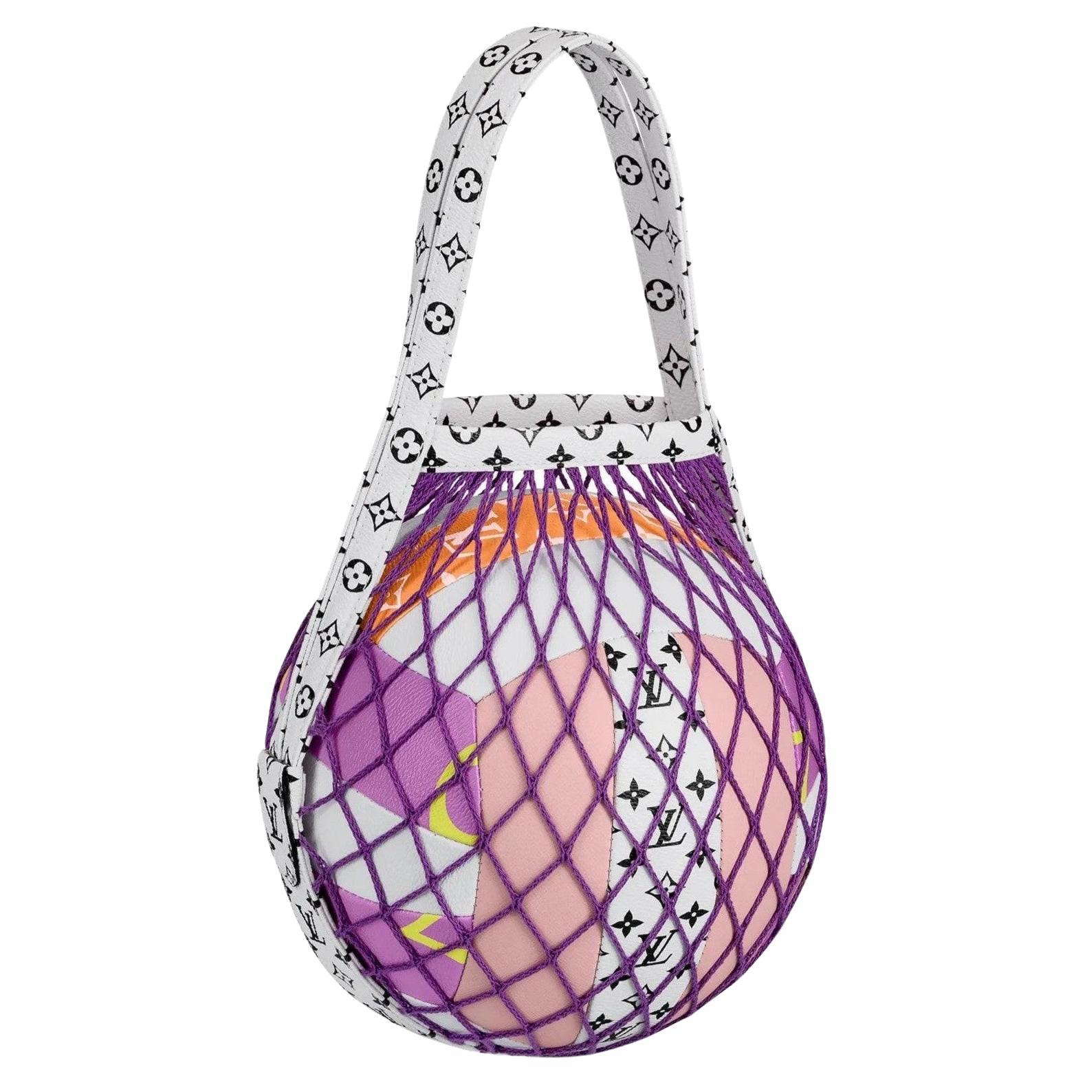 Giant Volleyball Bag and Ball Monogram Multicolour