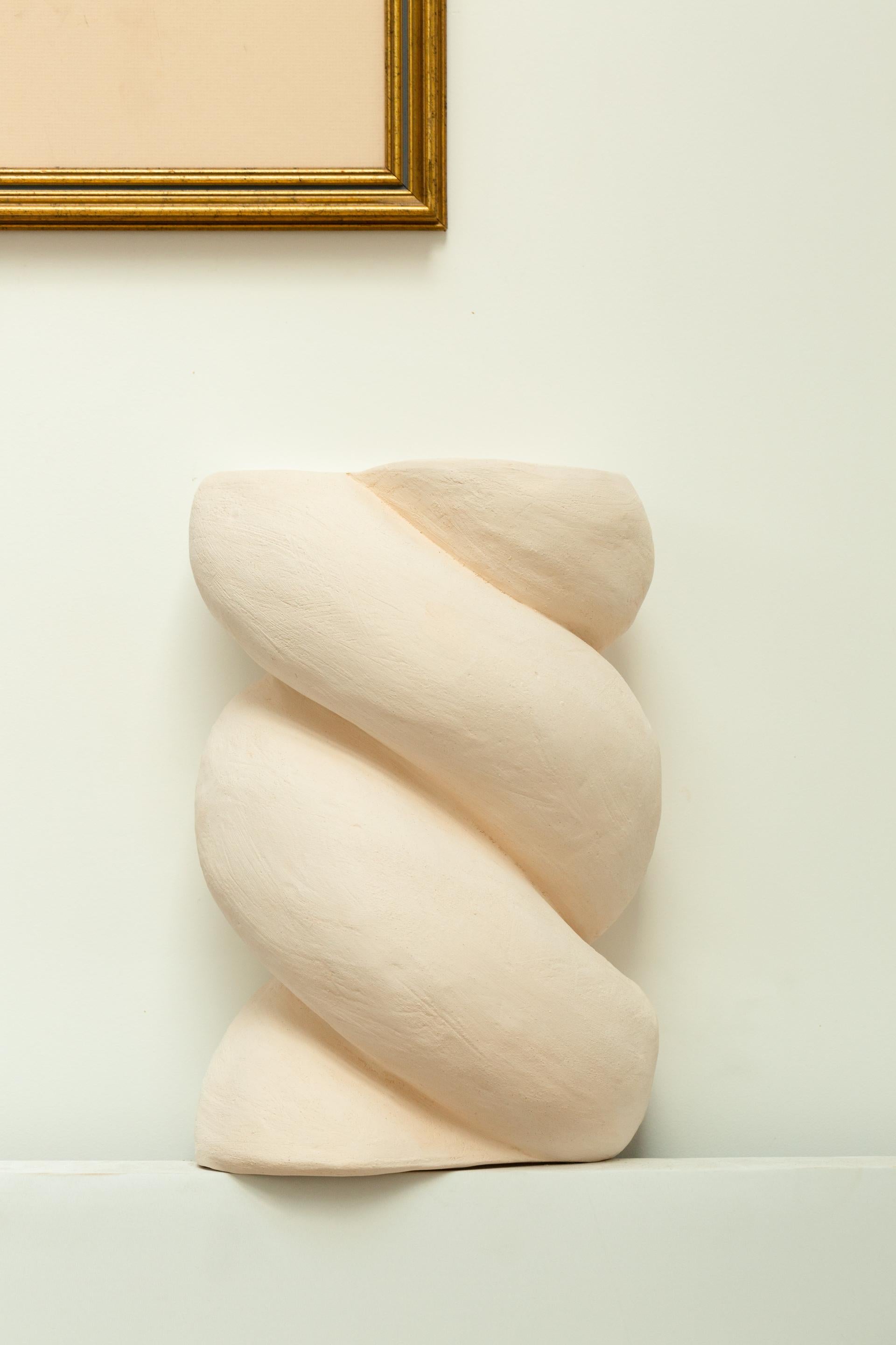 Giant White Babka Sconce by Di Fretto
Dimensions: W 23 x D 18 x H 35 cm
Materials: White Faience (not glazed)
Also Available: Terracotta (not glazed)


Aurélie Fretti, exploration and sculpture

DiFretto was born in 2019 when Aurélie Fretti created