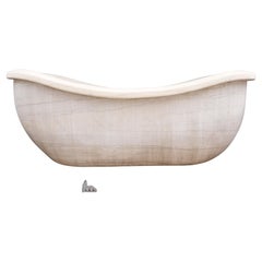 Giant White Italian Carrara Marble Roman Bath Tub