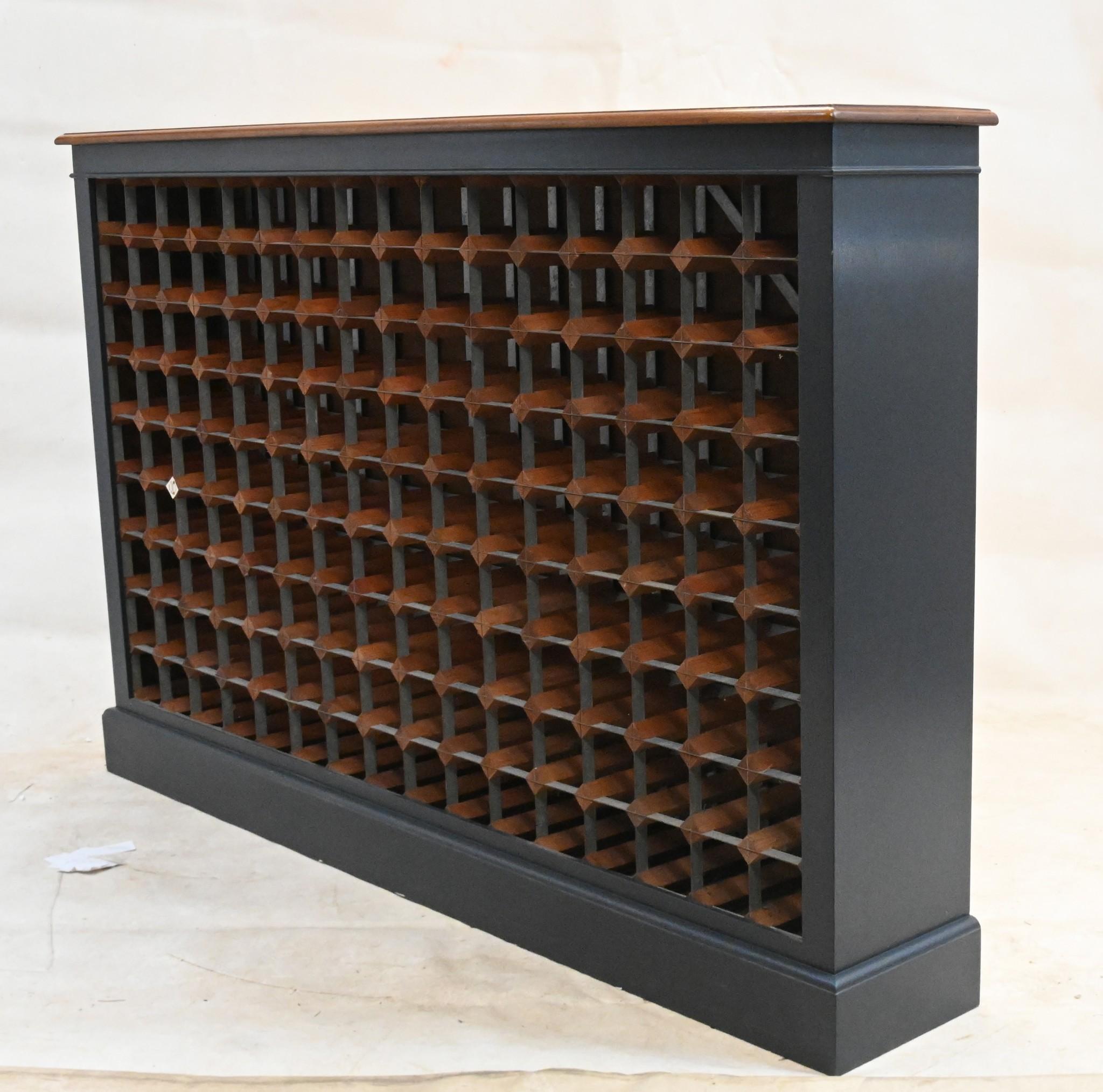 Giant Wine Rack 144 Bottles Mahogany Cellar 7