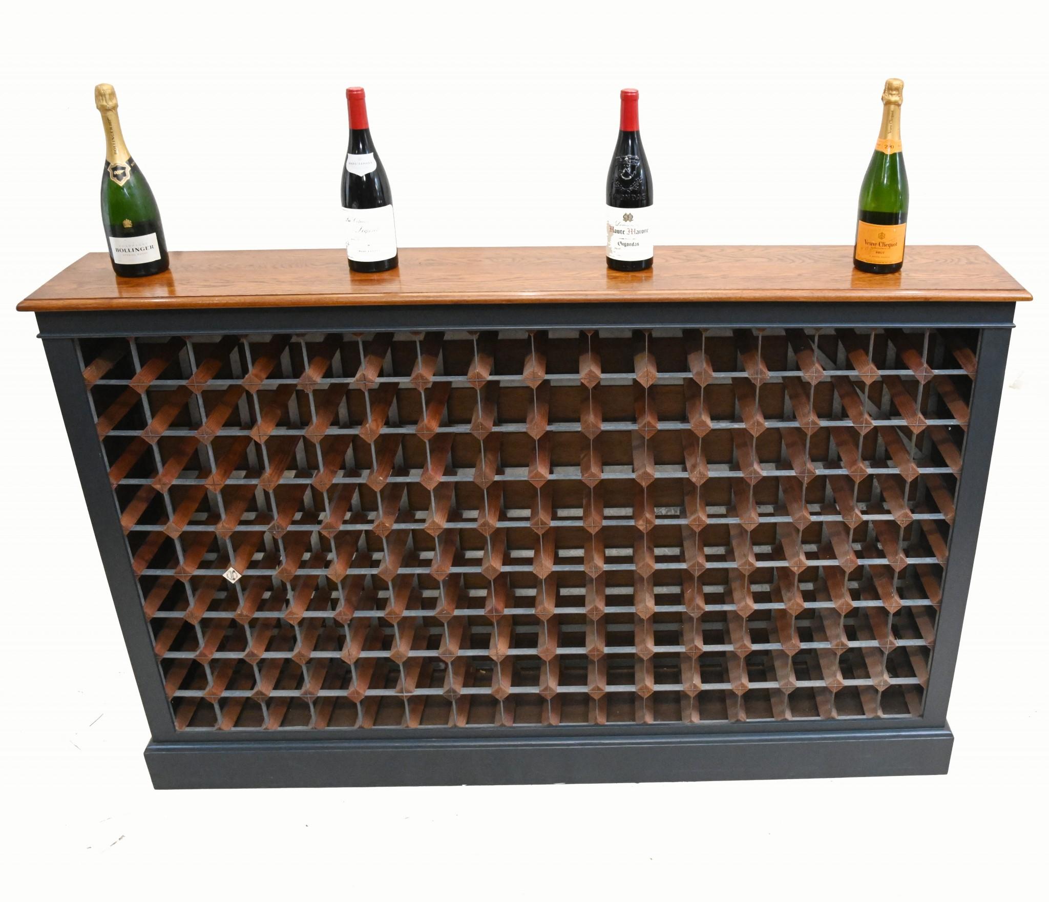 Giant Wine Rack 144 Bottles Mahogany Cellar 2