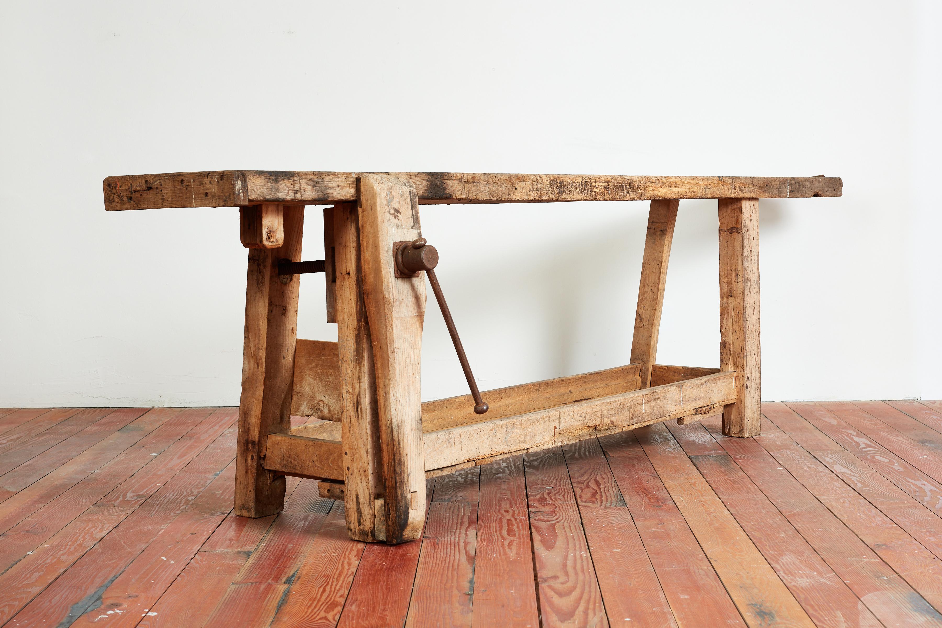 French Giant Workbench Console For Sale