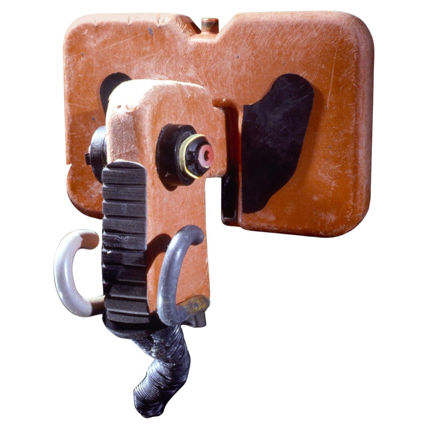 Eléphant géant Sculpture unique en plastique Assemblage par Jerry Ross Barrish en vente