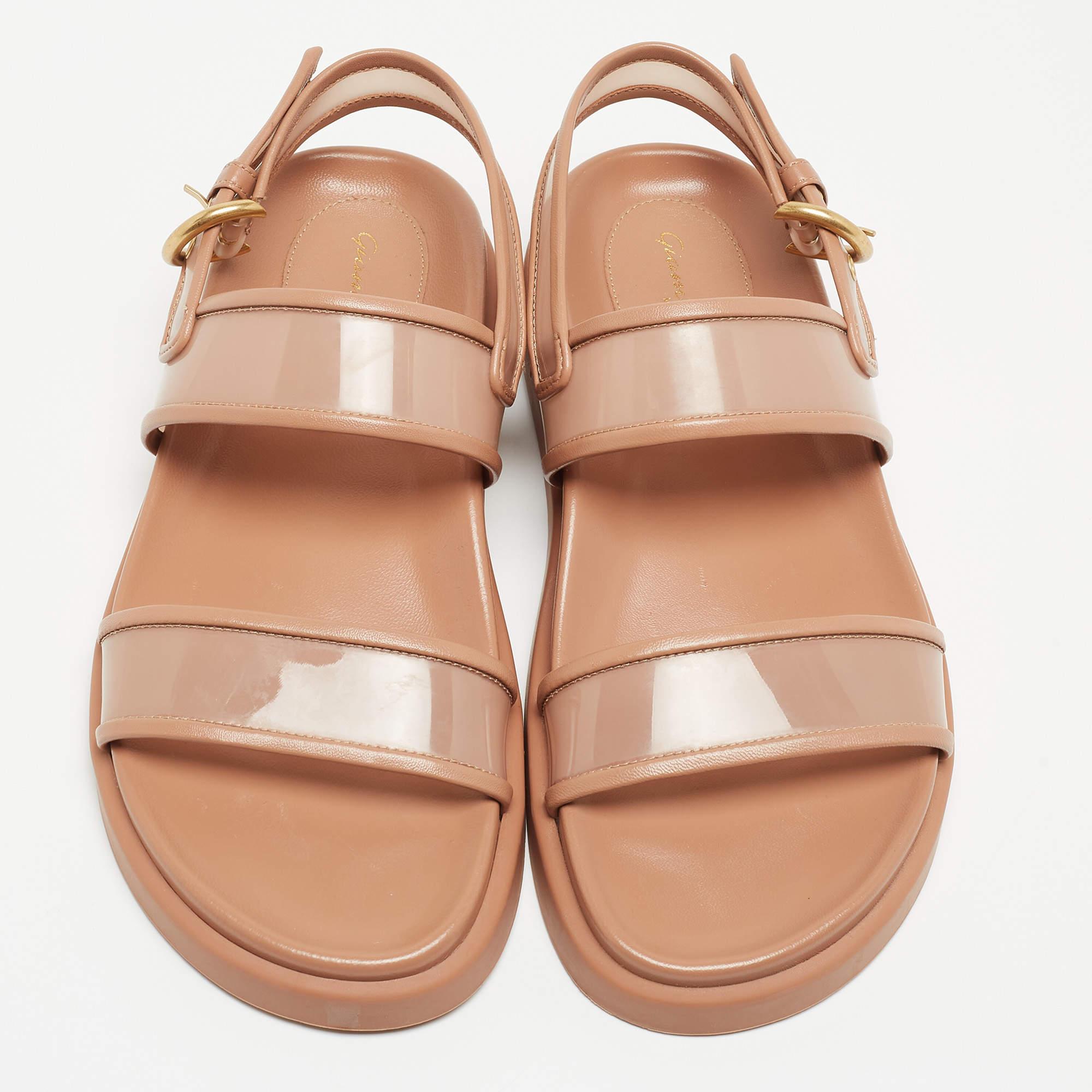 These sandals will offer you both luxury and comfort. Made from quality materials, they come in a versatile shade and are equipped with comfortable insoles.

Includes: Original Dustbag, Original Box, Info Card

