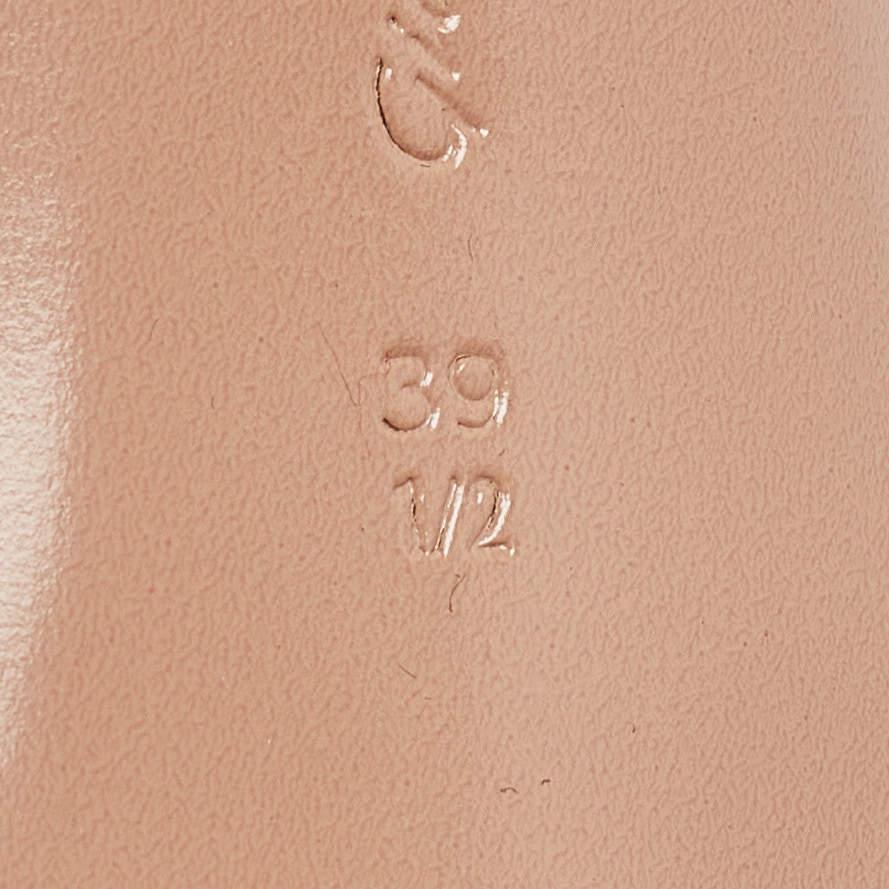 Gianvito Rossi Beige Leather Gianvito 105 Pumps Size 39.5 For Sale 4