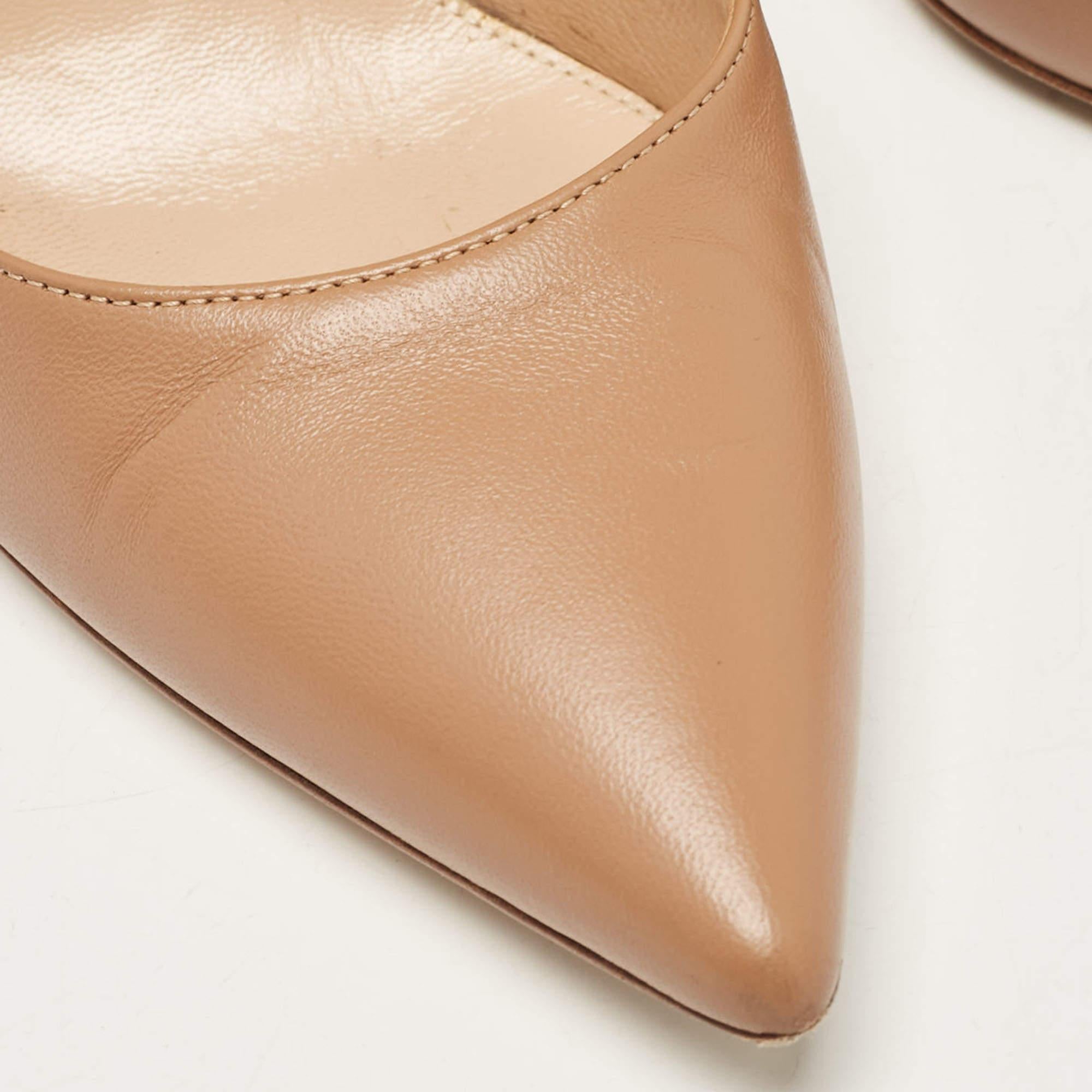 Gianvito Rossi Bombas de piel beige Gianvito Talla 39 en venta 3
