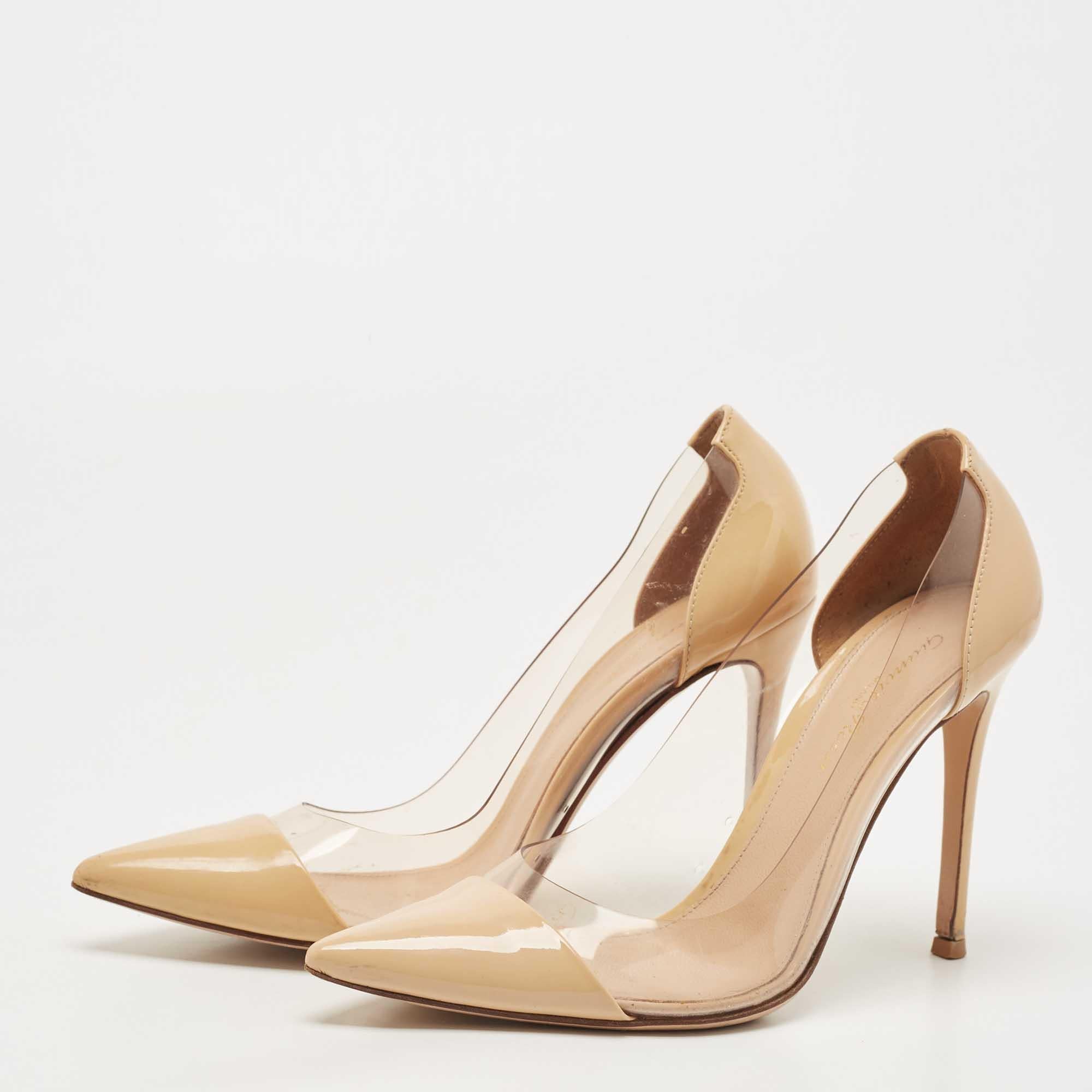 Make a chic style statement with these designer pumps. They showcase sturdy heels and durable soles, perfect for your fashionable outings!


Includes
Original Dustbag, Original Box, Invoice, Info Booklet, Extra Heel Tips