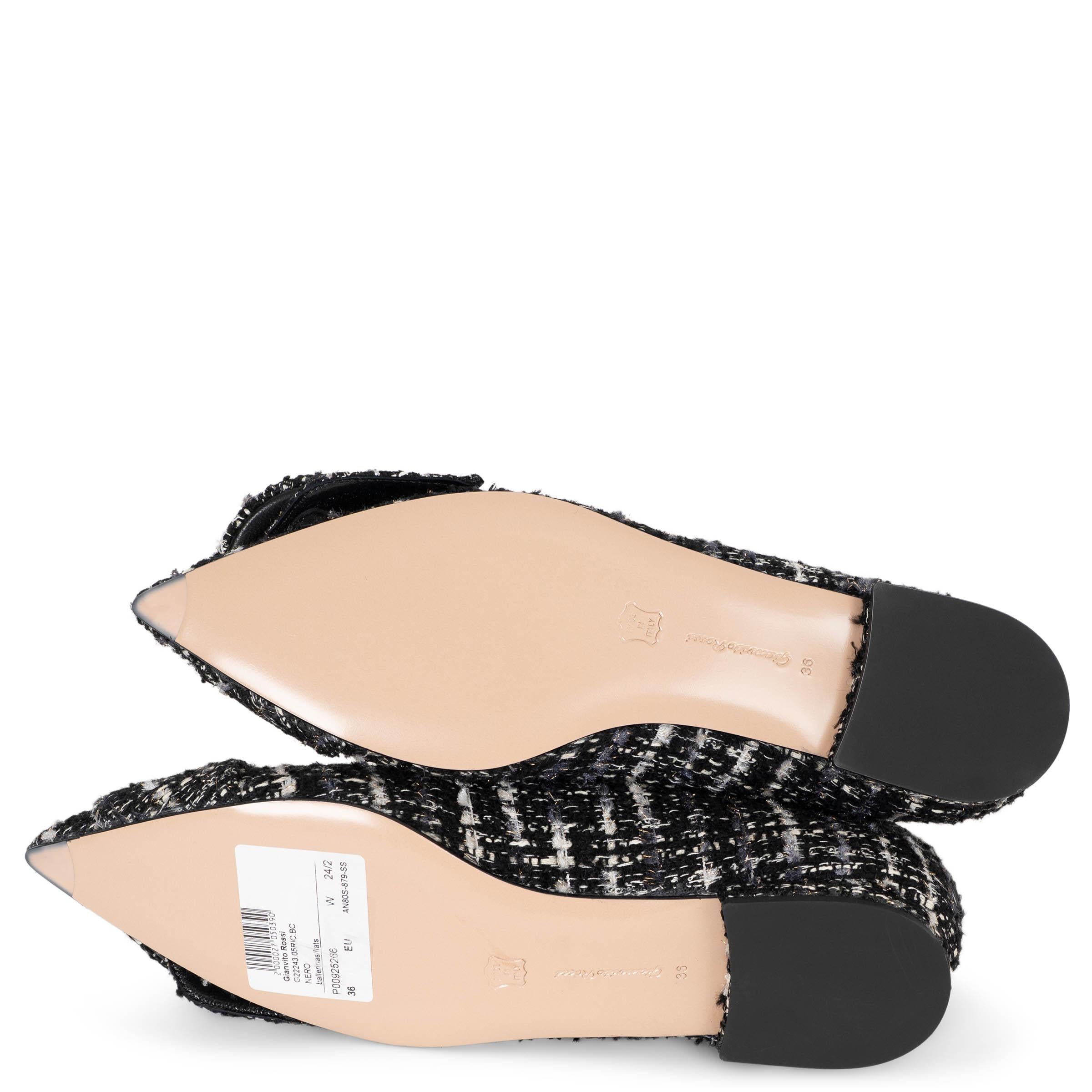 GIANVITO ROSSI noir 2024 VENEZIA BOUCLE Chaussures 36 en vente 3