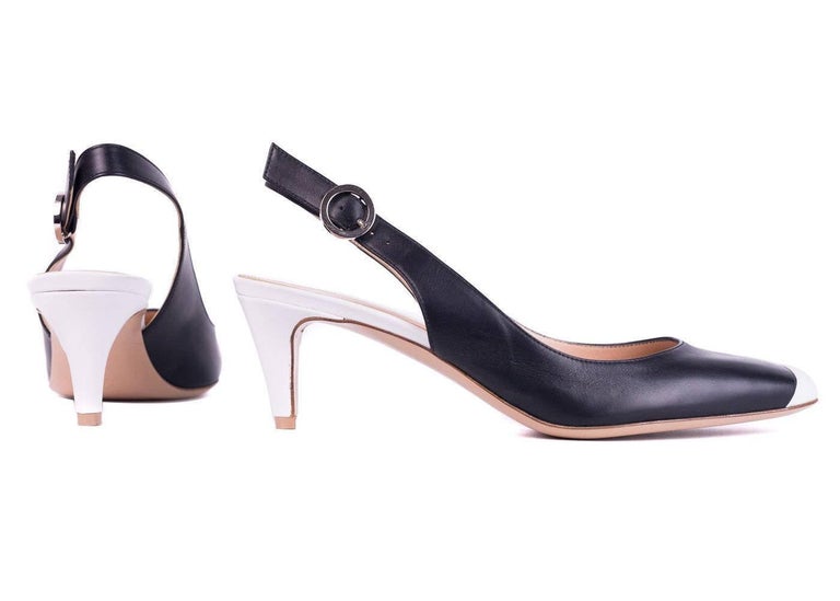 gianvito rossi bilbao leather slingback sandals