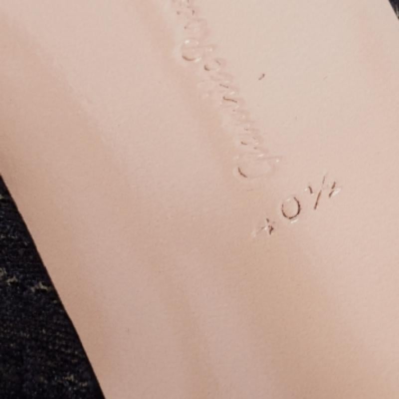 Gianvito Rossi - Bottines en daim et dentelle noires/beiges, taille 40,5 Pour femmes en vente