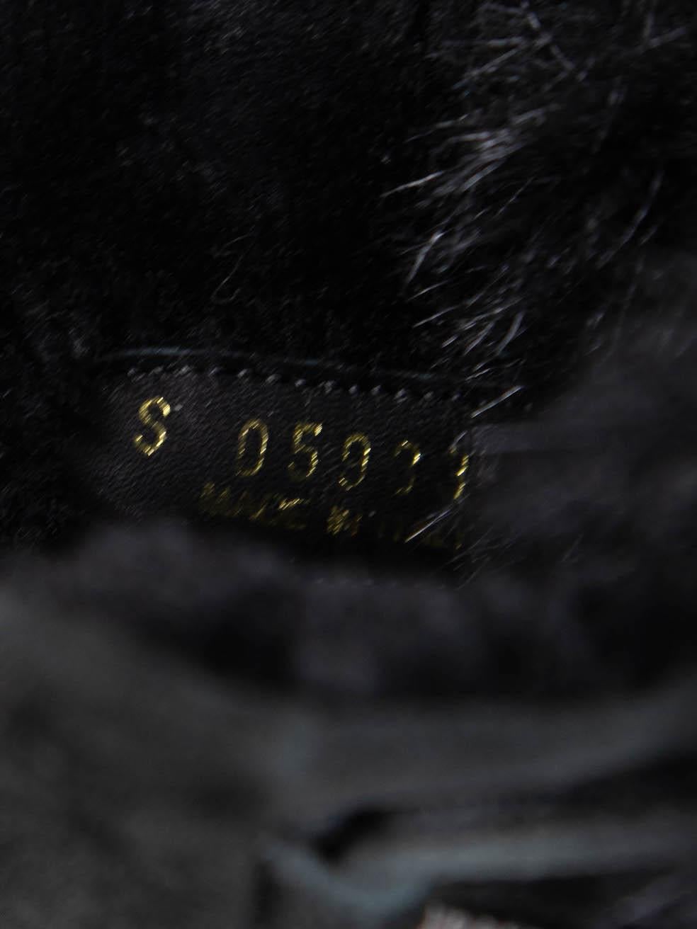 Gianvito Rossi Black Fur Winter Boots Size IT 36.5 For Sale 1