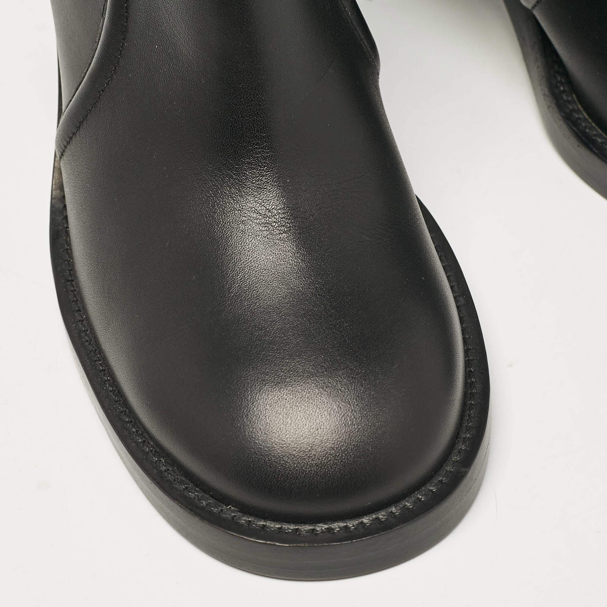 Gianvito Rossi Botines de piel negra talla 37.5 2