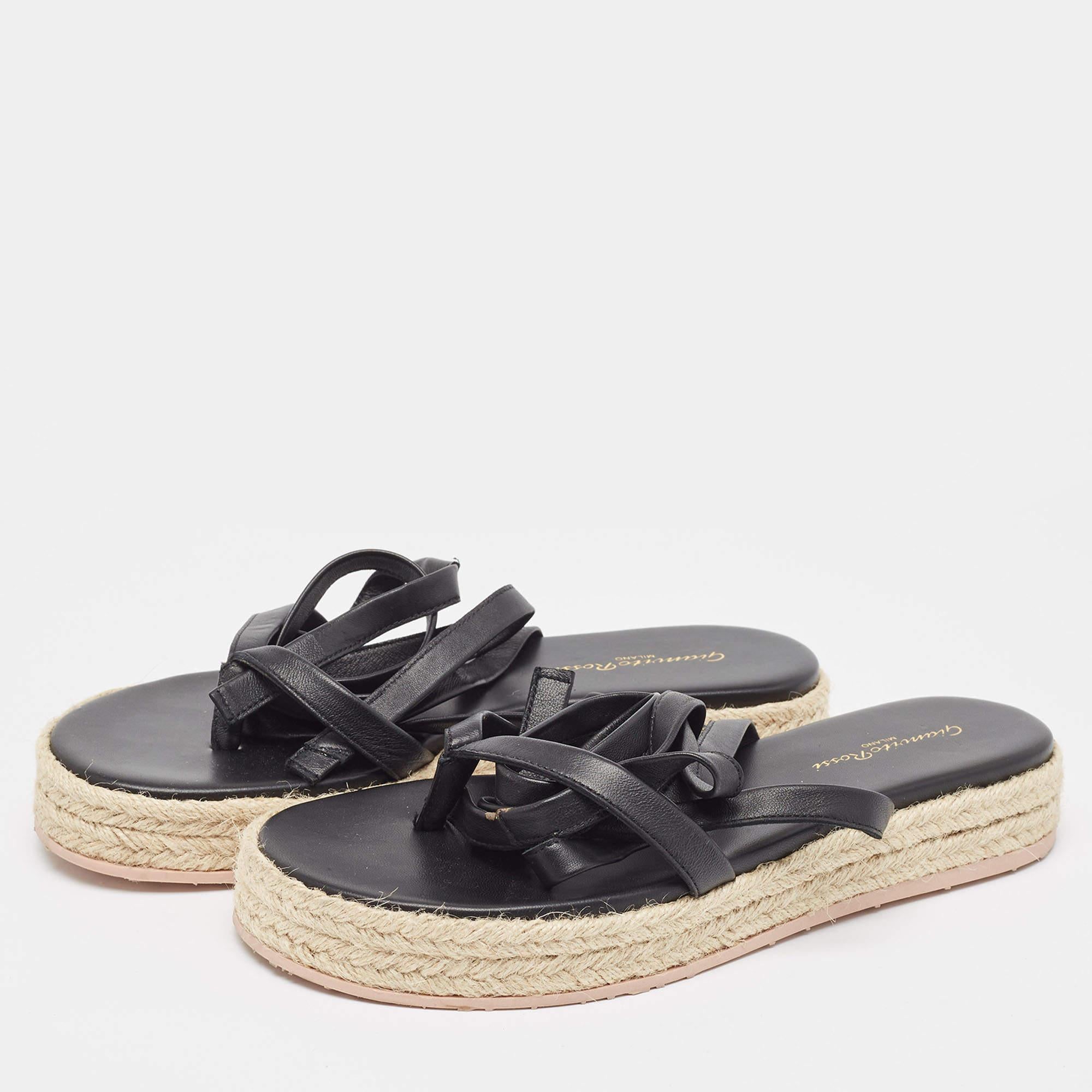 These designer espadrilles exude cool summer vibes while giving all the comfort to your feet. They bring along a well-built silhouette and the house's signature aesthetics. Wear them with anything: jeans, dresses, shorts.