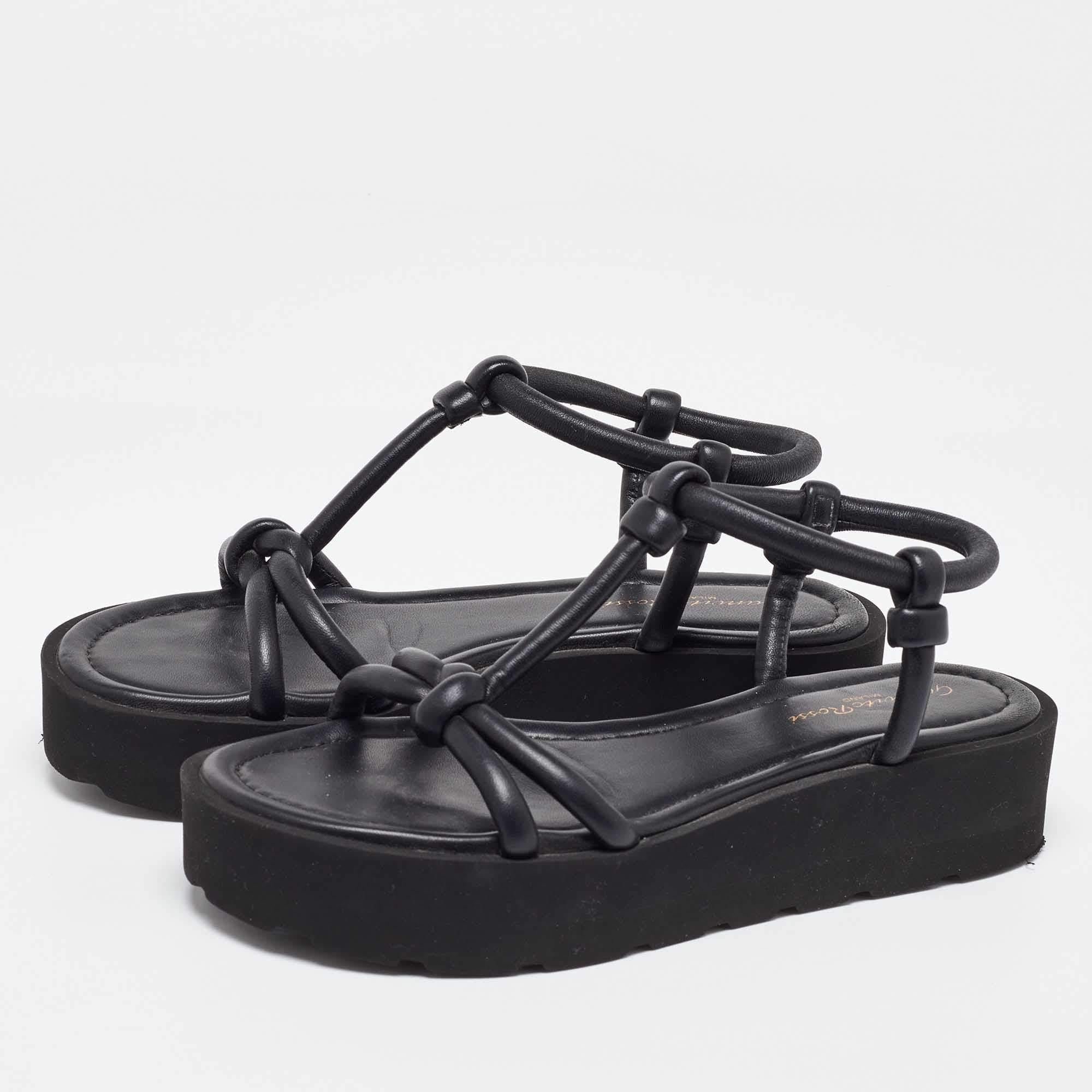 These sandals will frame your feet in an elegant manner. Crafted from quality materials they flaunt a classy display comfortable insoles and durable heels.