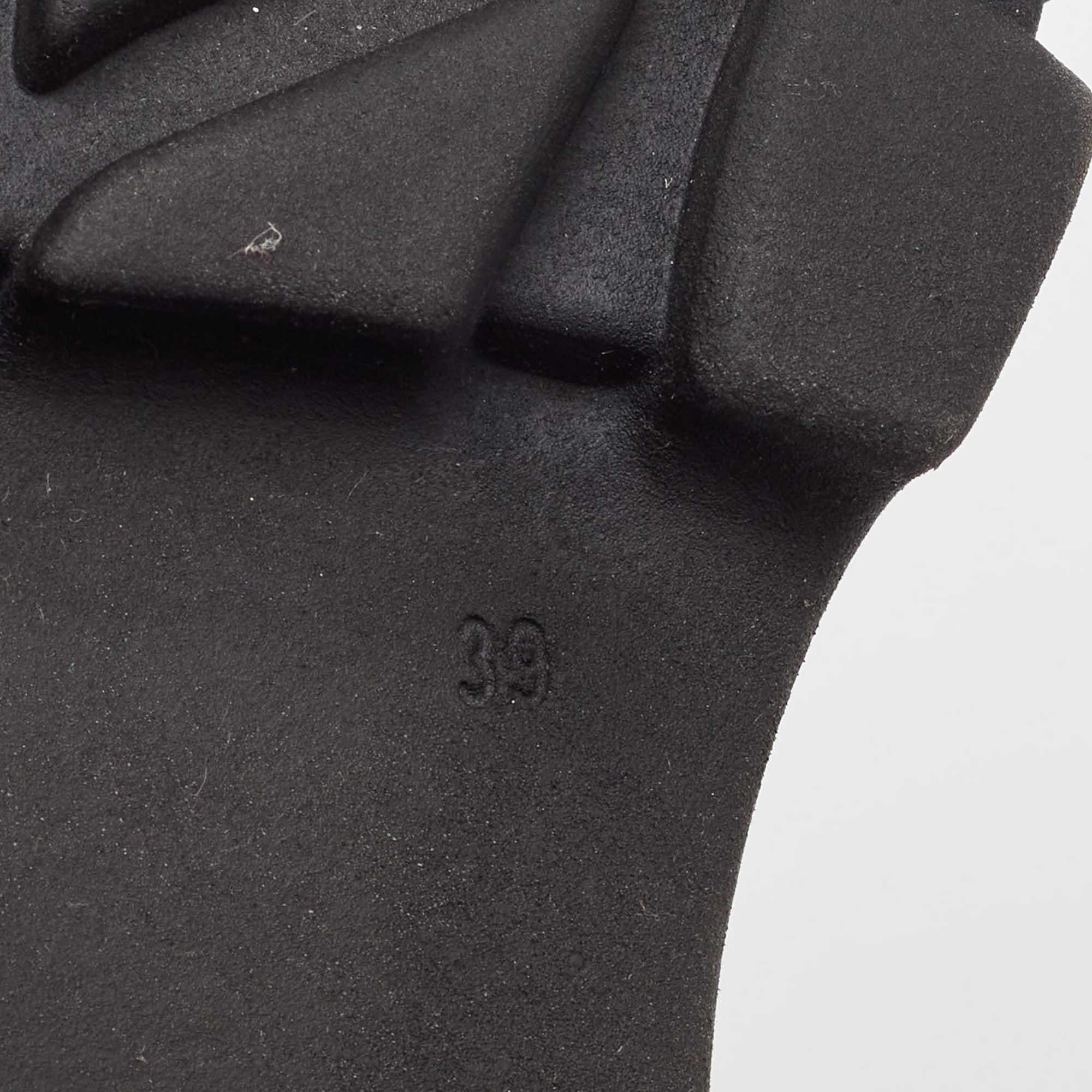 Gianvito Rossi Stivali Vancouver in pelle nera taglia 39 in vendita 3