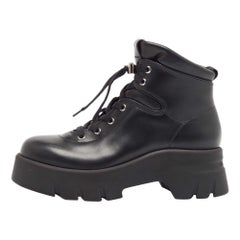Gianvito Rossi Stivali Vancouver in pelle nera taglia 39