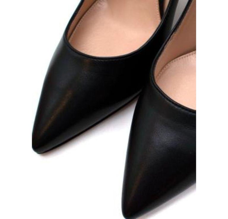 Gianvito Rossi Black Patent Pump Heels For Sale at 1stDibs
