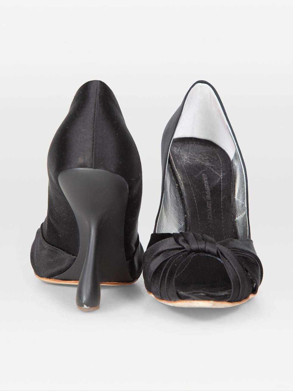 Noir Gianvito Rossi talons compensés noirs Sculpture Taille IT 39.5 en vente
