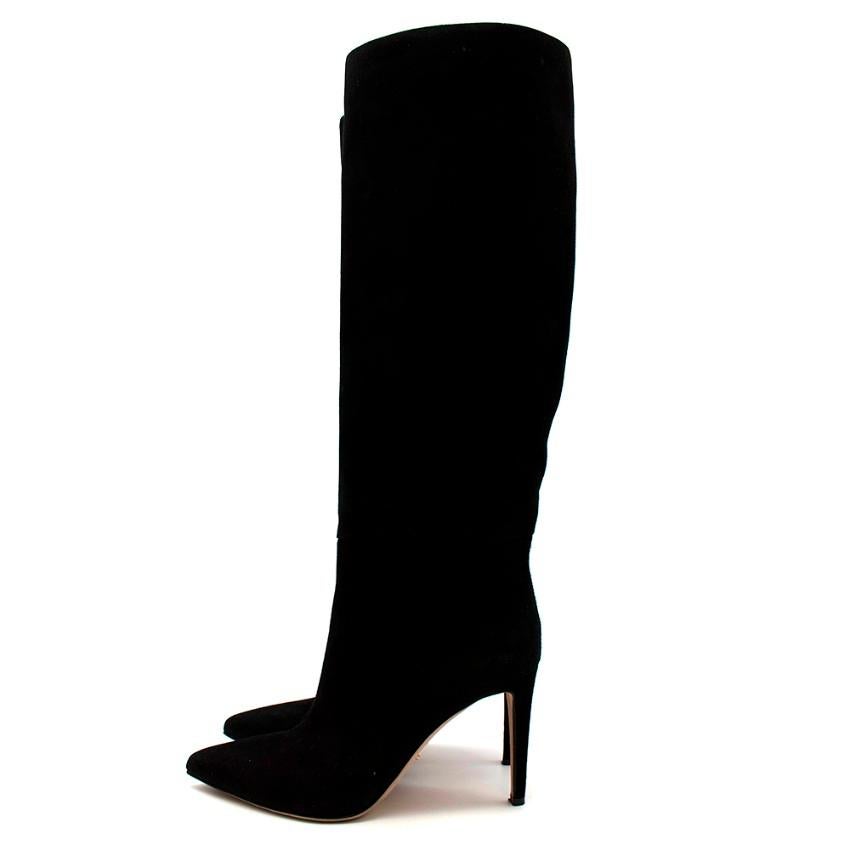 gianvito rossi black suede boots