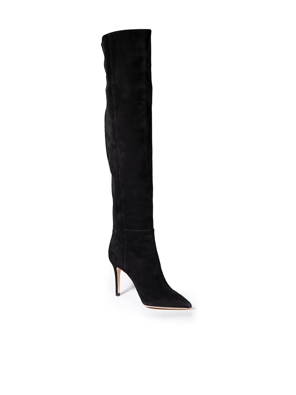 CONDITION is Never worn. No visible wear to boots is evident on this new Gianvito Rossi designer resale item, however the toes of both have very light abrasions due to poor storage. These boots come with original dust bag.
 
 
 
 Details
 
 
 Black
