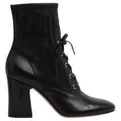 Gianvito Rossi Bottines EU38.5 Mackay black leather ankle boots UK5.5 US8 New