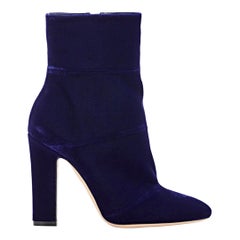 Gianvito Rossi Brandy Velvet Ankle Boots