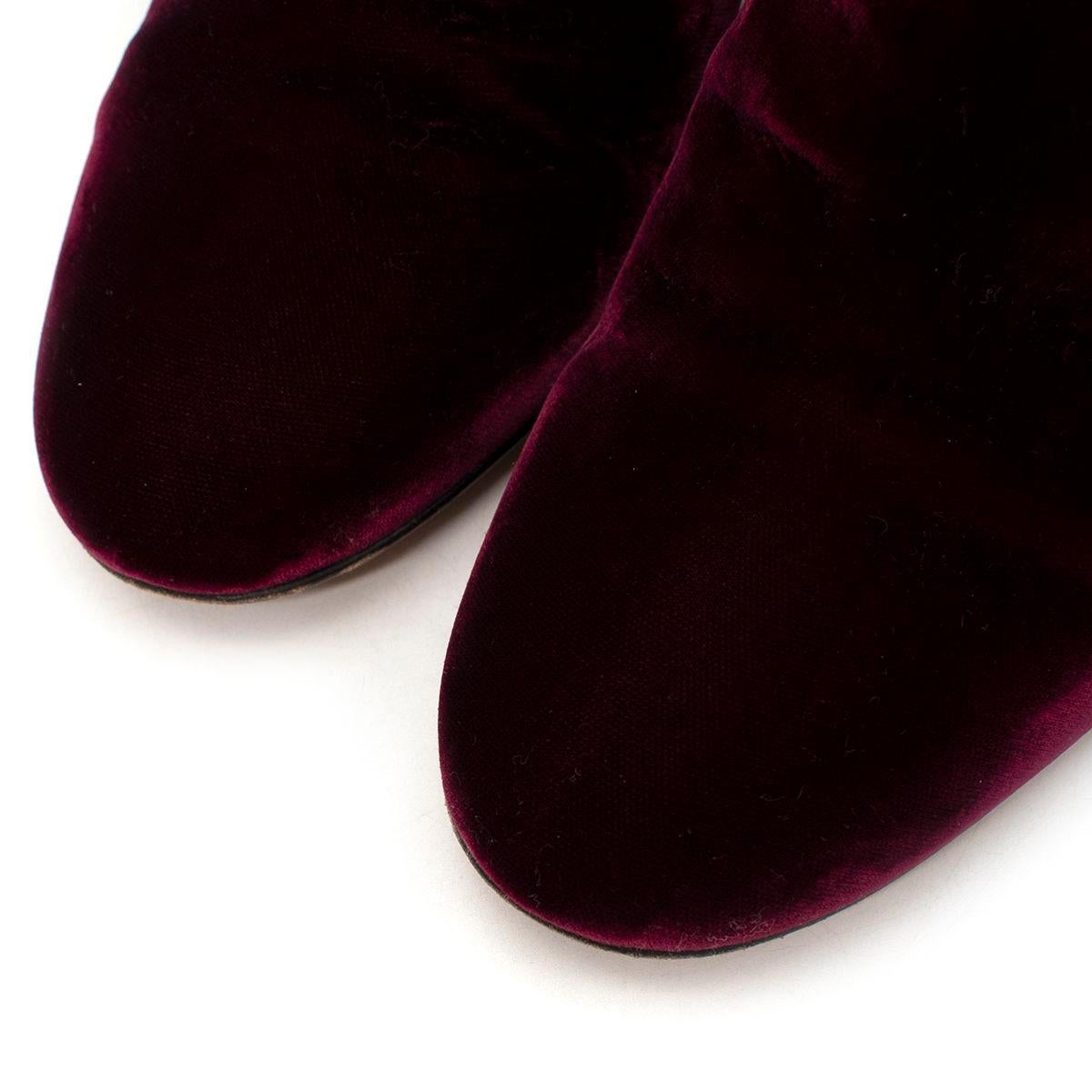 burgundy heeled boots