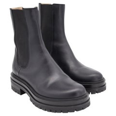Bottes Chelsea « Chester » de Gianvito Rossi en cuir noir