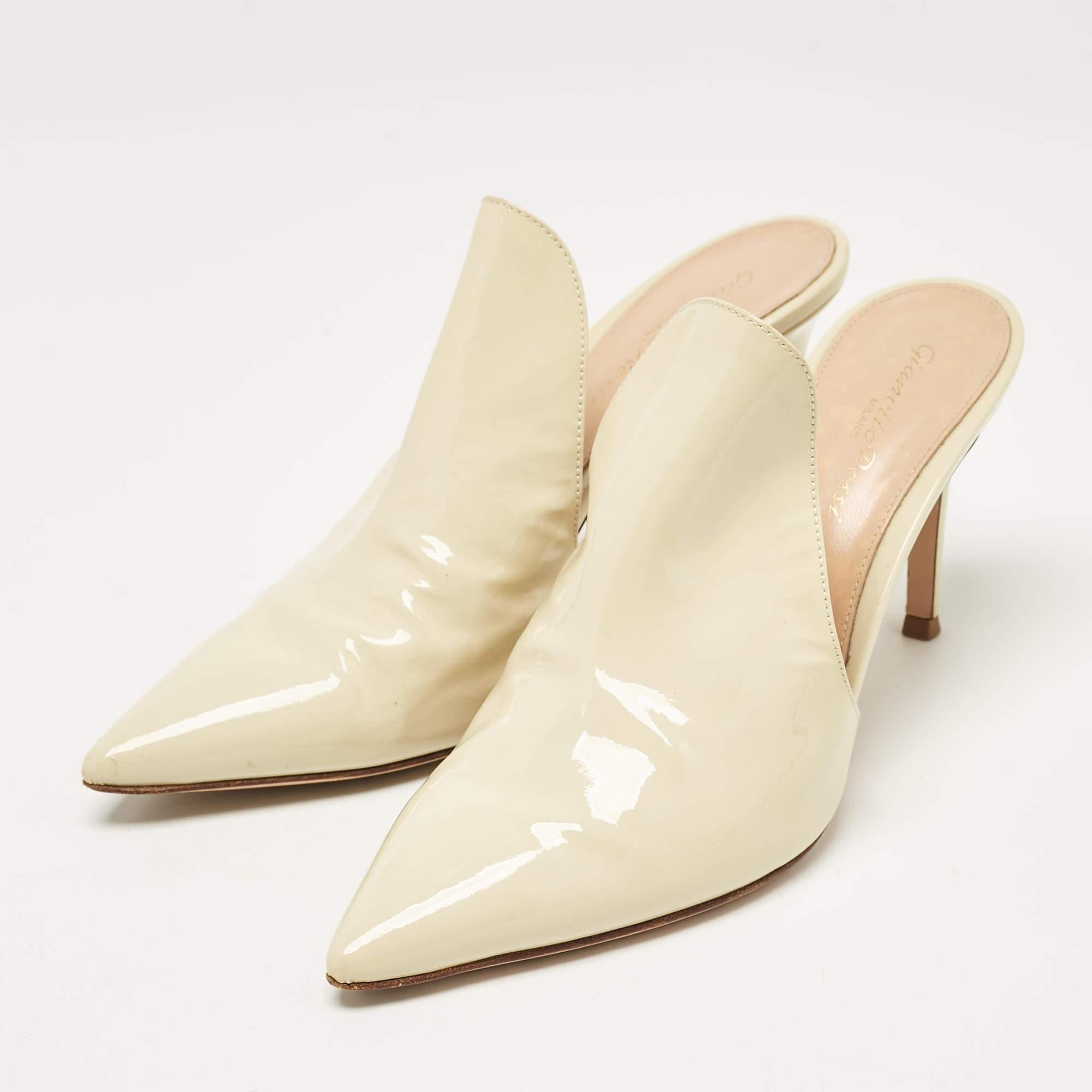 Elevate your look without compromising on comfort when you slip into these mules. Made from the finest material  the mules are perfect for any occasion and will leave you feeling confident each time you slip them on.