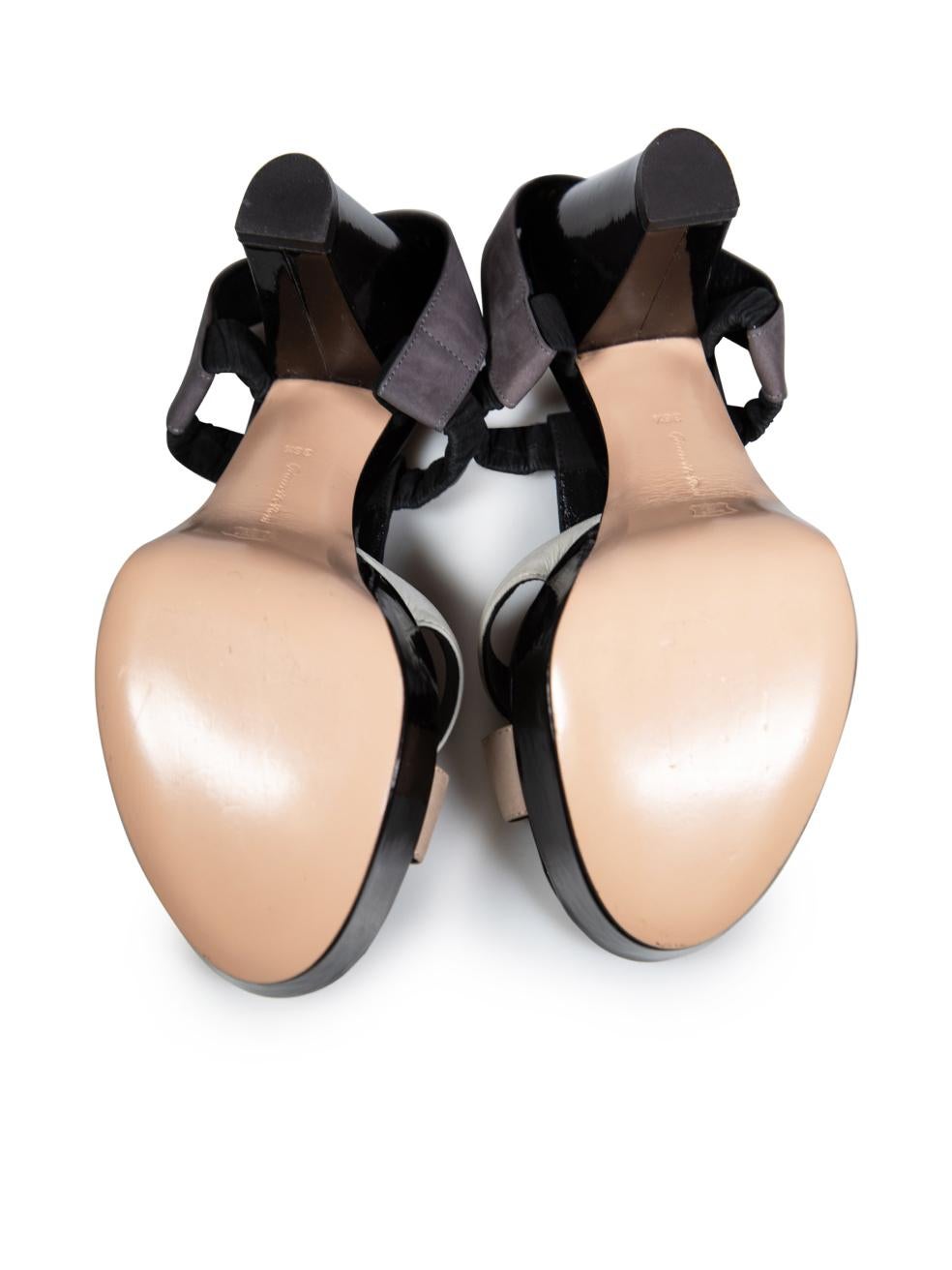 Gianvito Rossi Cross Strap Ledersandalen mit Absatz Größe IT 36,5 im Zustand „Gut“ im Angebot in London, GB