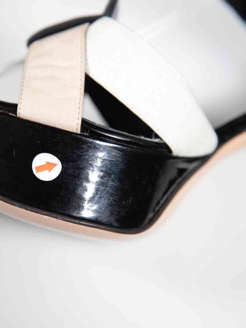 Gianvito Rossi - Sandales à talons en cuir avec lanières croisées, taille IT 36,5 en vente 1