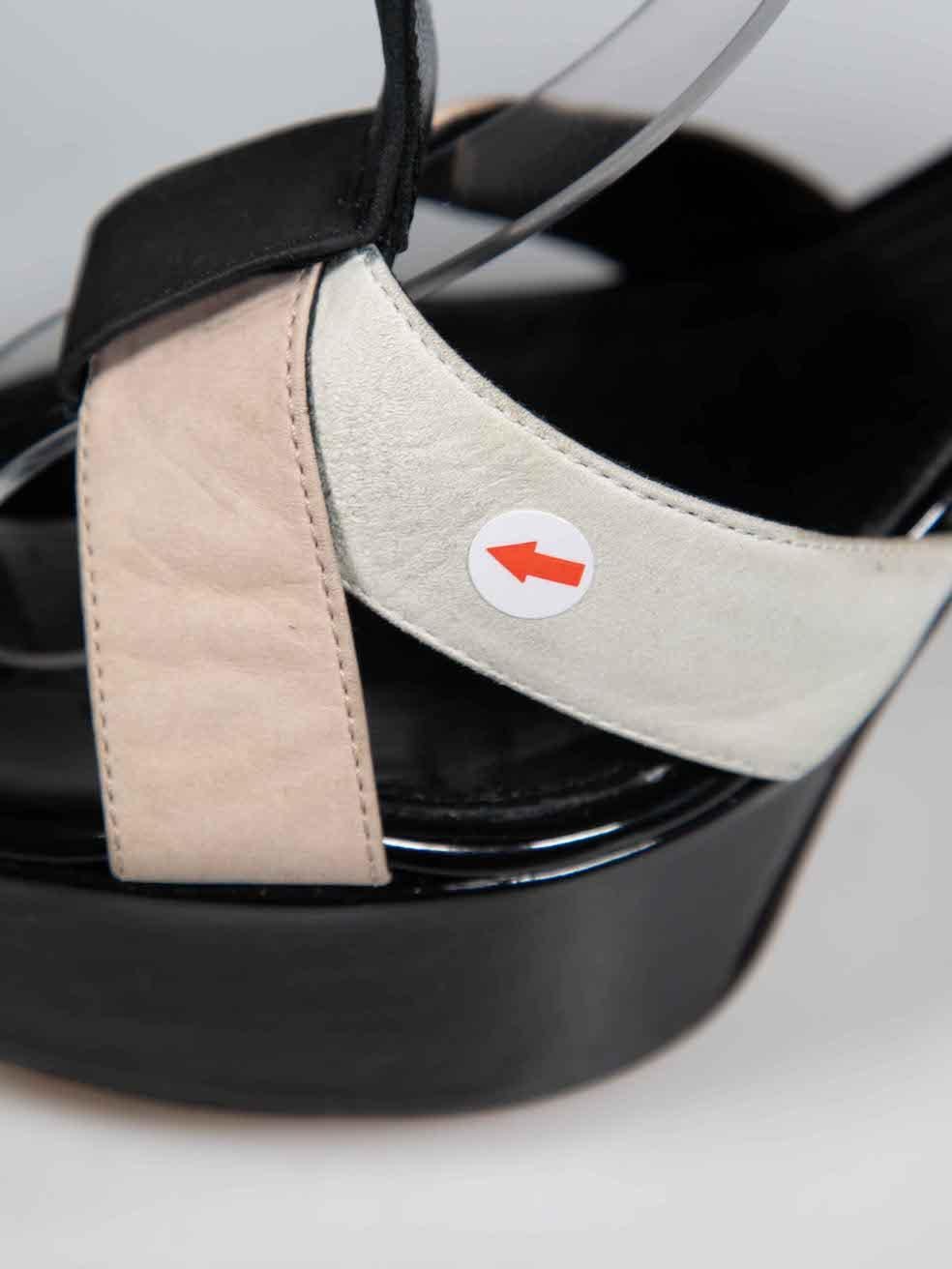 Gianvito Rossi - Sandales à talons en cuir avec lanières croisées, taille IT 36,5 en vente 2