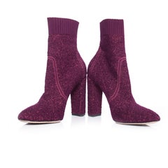 Gianvito Rossi, Fiona boucle knit ankle boots